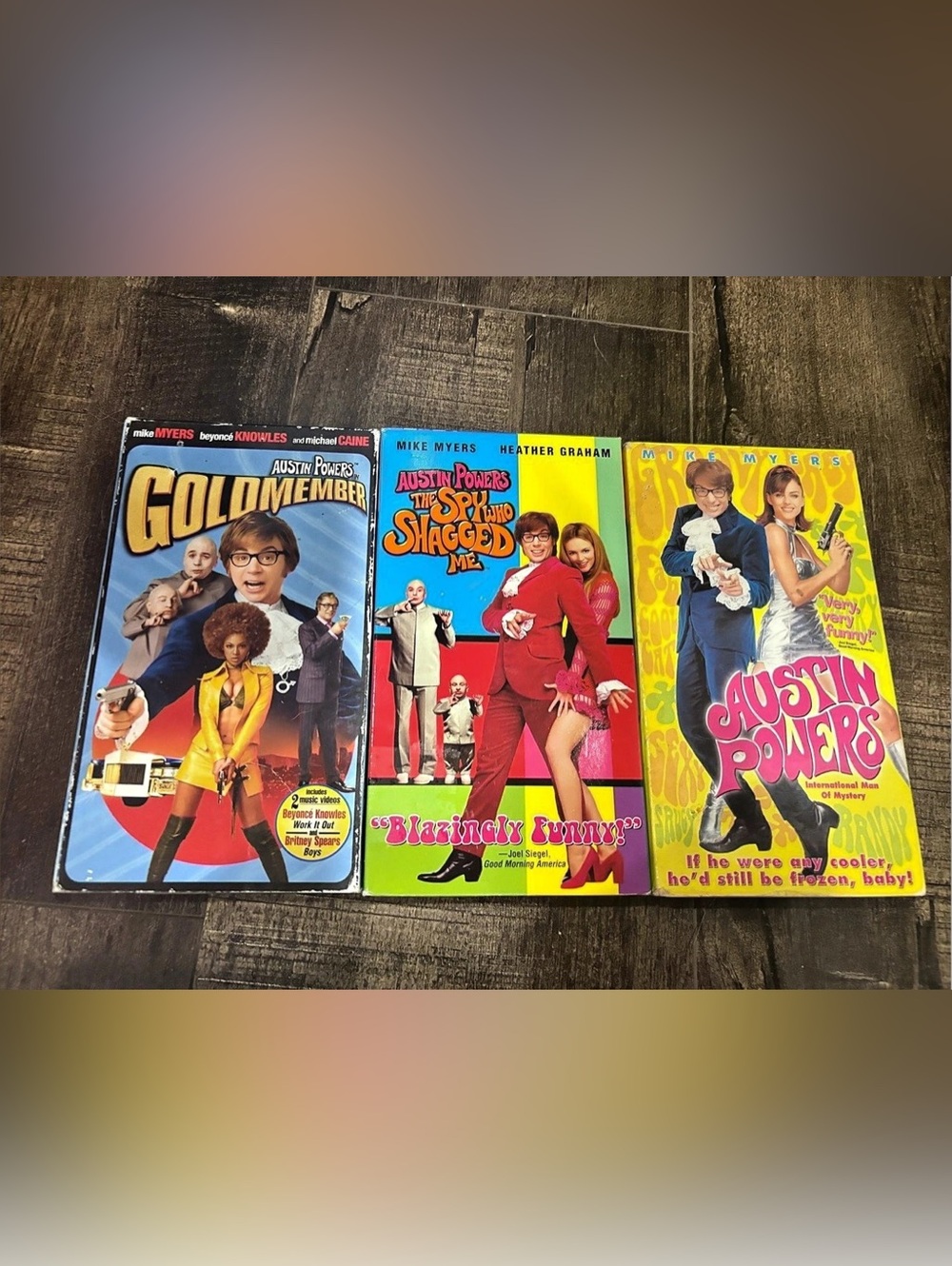Austin Powers 3-Movie VHS lot